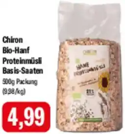 Feneberg Chiron Bio-Hanf Proteinmüsli Basis-Saaten Angebot