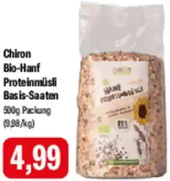 Feneberg Chiron Bio-Hanf Proteinmüsli Basis-Saaten Angebot