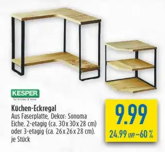 diska KESPER Küchen-Eckregal Angebot