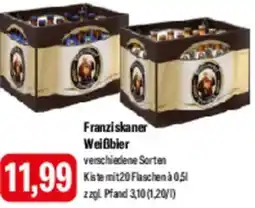 Feneberg Franziskaner Weißbier Angebot