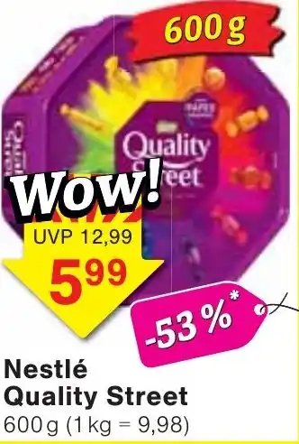 Wiglo Wunderland Nestlé Quality Street Angebot