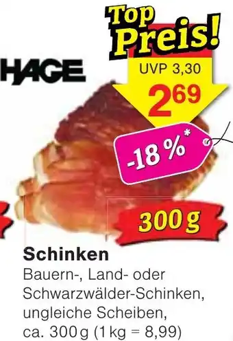 Wiglo Wunderland HAGE Schinken Angebot
