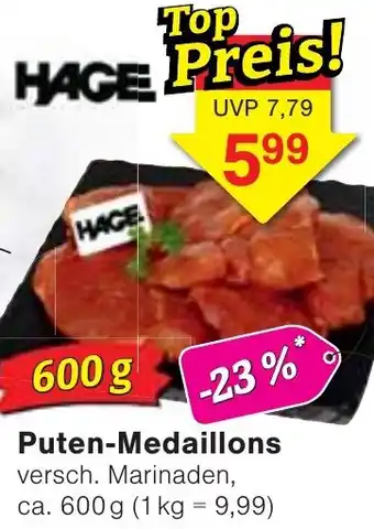 Wiglo Wunderland HAGE Puten-Medaillons Angebot