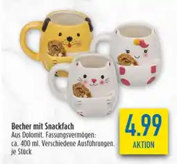 diska Becher mit Snackfach Angebot