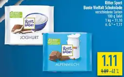 diska Ritter Sport Bunte Vielfalt Schokolade Angebot