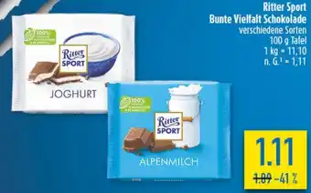 diska Ritter Sport Bunte Vielfalt Schokolade Angebot