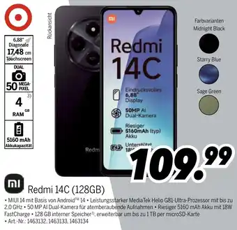 MEDIMAX Redmi 14C (128GB) Angebot