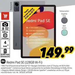 MEDIMAX Redmi Pad SE (128GB Wi-Fi) Angebot