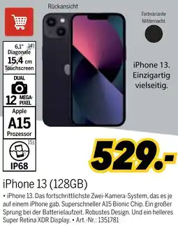 MEDIMAX Apple iPhone 13 (128GB) Angebot