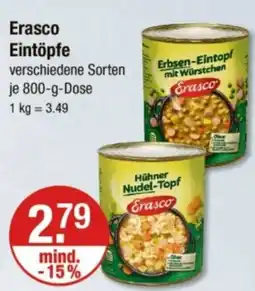 V Markt Erasco Eintöpfe Angebot