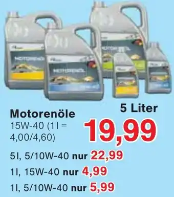 Wiglo Wunderland Motorenöle Angebot