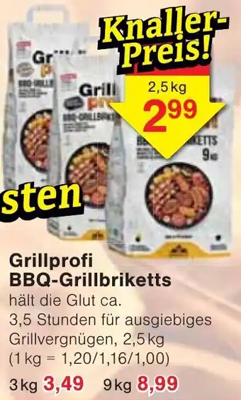 Wiglo Wunderland Grillprofi BBQ-Grillbriketts Angebot