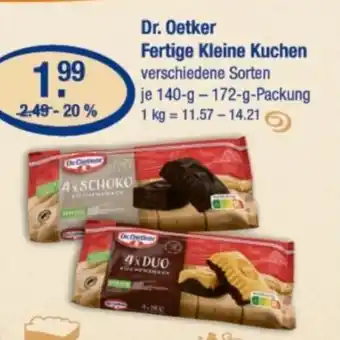 V Markt Dr. Oetker Fertige Kleine Kuchen Angebot