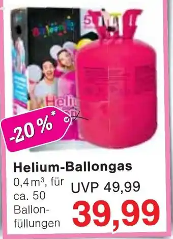 Wiglo Wunderland Helium-Ballongas Angebot