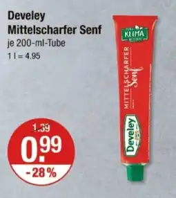 V Markt Develey Mittelscharfer Senf Angebot