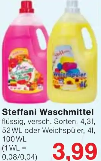 Wiglo Wunderland Steffani Waschmittel Angebot