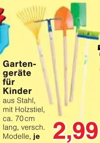 Wiglo Wunderland Gartengeräte für Kinder Angebot