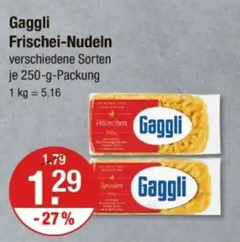 V Markt Gaggli Frischei-Nudeln Angebot