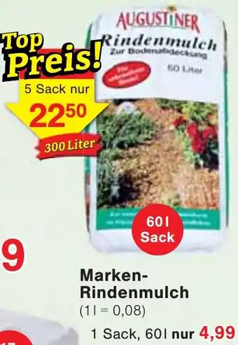 Wiglo Wunderland AUGUSTINER Rindenmulch Angebot