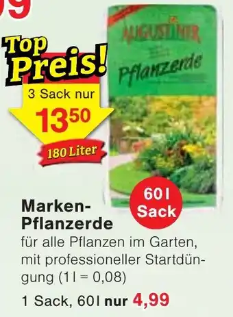 Wiglo Wunderland AUGUSTINER Marken Pflanzerde Angebot