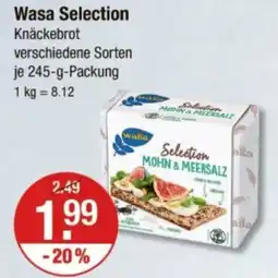 V Markt Wasa Selection Knäckebrot Angebot