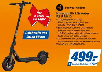 expert Techno Land Segway-Ninebot Ninebot KickScooter F2 PRO D Angebot