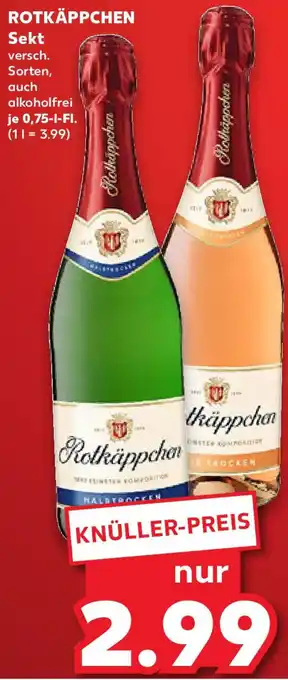 Kaufland ROTKÄPPCHEN Sekt Angebot