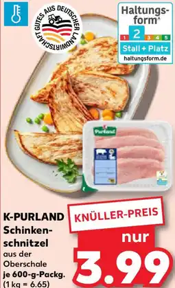 Kaufland K-PURLAND Schinkenschnitzel Angebot