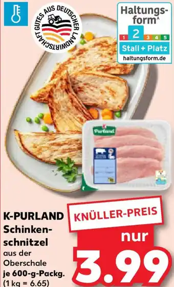 Kaufland K-PURLAND Schinkenschnitzel Angebot