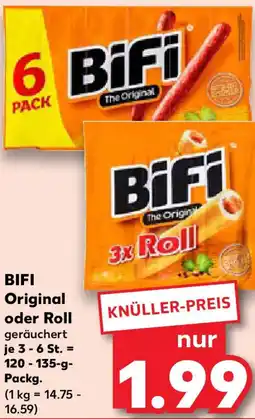 Kaufland BIFI Original oder Roll Angebot