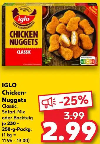 Kaufland IGLO Chicken Nuggets Angebot