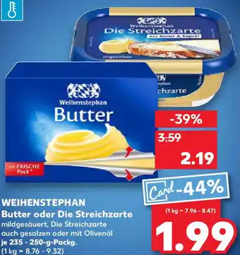 Kaufland WEIHENSTEPHAN Butter oder Die Streichzarte Angebot