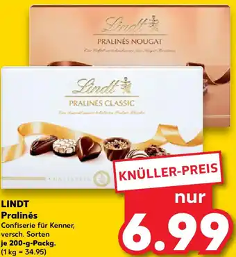 Kaufland LINDT Pralinés Angebot