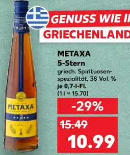 Kaufland METAXA 5-Stern Angebot