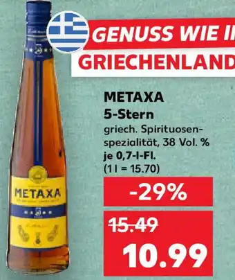 Kaufland METAXA 5-Stern Angebot