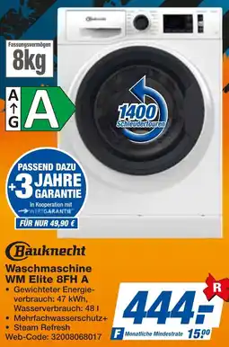 expert Techno Land Bauknecht Waschmaschine WM Elite 8FH A Angebot