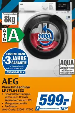 expert Techno Land AEG Waschmaschine LR7FL841EX Angebot