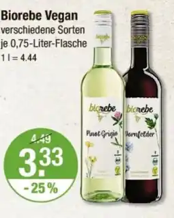 V Markt Biorebe Vegan Angebot