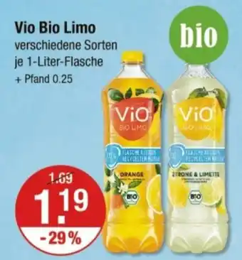 V Markt Vio Bio Limo Angebot