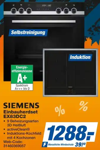 expert Techno Land SIEMENS Einbauherdset EX83DC2 Angebot