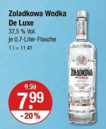 V Markt Zoladkowa Wodka De Luxe Angebot