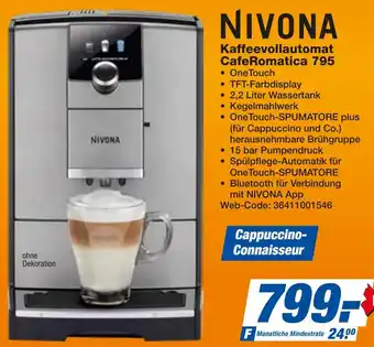 expert Techno Land NIVONA Kaffeevollautomat CafeRomatica 795 Angebot