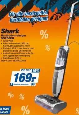 expert Techno Land Shark Hartbodenreiniger SD200EU Angebot