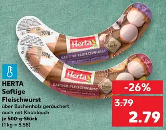 Kaufland HERTA Saftige Fleischwurst Angebot