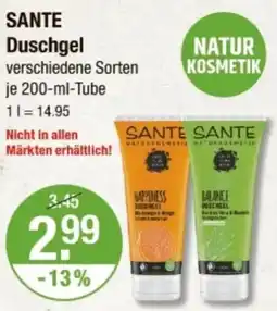 V Markt SANTE Duschgel Angebot