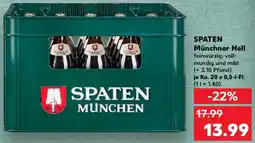 Kaufland SPATEN Münchner Hell Angebot