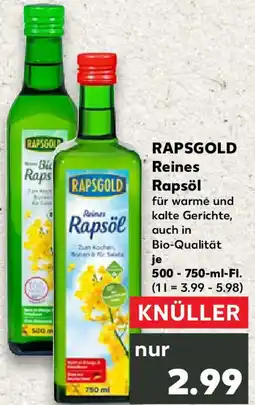 Kaufland RAPSGOLD Reines Rapsöl Angebot