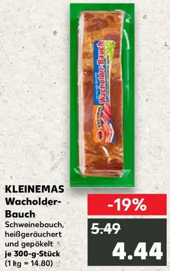 Kaufland KLEINEMAS Wacholder Bauch Angebot