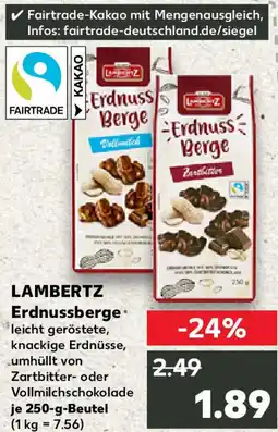 Kaufland LAMBERTZ Erdnussberge Angebot