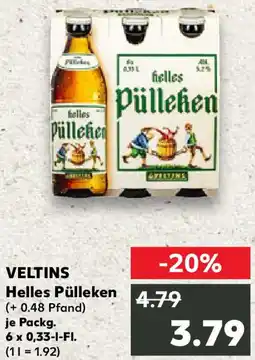 Kaufland VELTINS Helles Pülleken Angebot